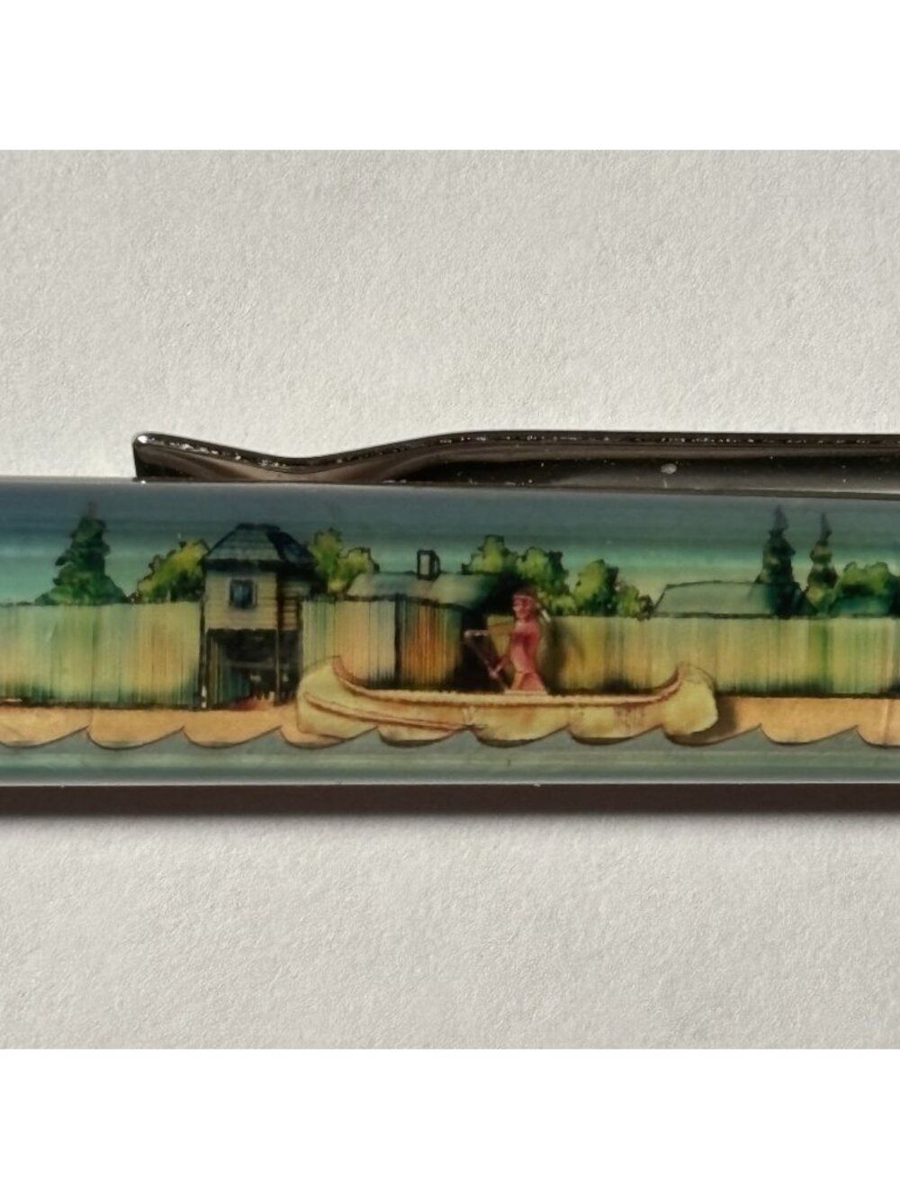 Colonial Michilimackinac Fort Floaty Pen Historic Michigan State Parks Canoe Vtg